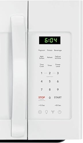 Miniatura 4 de Frig idaire FFMV1846VW - Microondas blancas de 30 pulgadas con capacidad de 1.8 pies cúbicos, 1000 vatios de cocción, bloqueo infantil y 300 CFM en