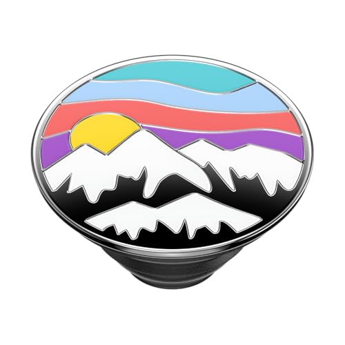 Image of ​​​​PopSockets Phone Grip with Expanding Kickstand, Adhesive Grip, Enamel - Altitude Adjustment