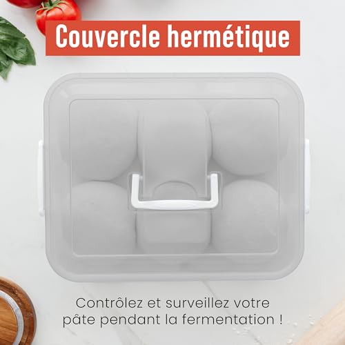 Boîtes de fermentation pour pizza et pain bac à pâtons étanche - 7
