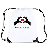 100% Polyester JOllify KÖNIGSTEIN IM Taunus Turnbeutel Tasche GYM1823 – Design: Hände Herz