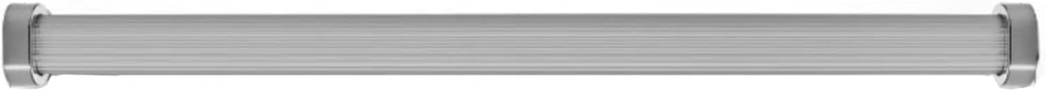 Closet Hanging Rod, Cloakroom Silver Wardrobe Hanging Rod System Kit, Wall Mount Aluminium Alloy Pole for Opening Closet Clothing Organizer, Load - 100kg Size 50cm/19.6 in