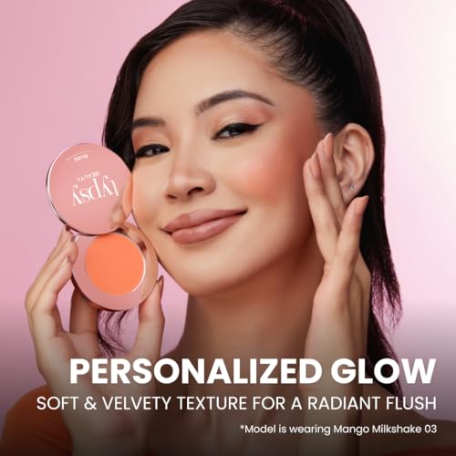 Image of Typsy Beauty Ph-antastic Color Adjusting Blush|Mango Milkshake 03|Flawless Finish|Featherlight|Long Lasting|4g