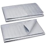 DELORIGIN 2 Stück 59 x 39 Zoll Hitzebeständige Wattierung Für Topflappen 3mm dick Schaumstoff Isoliermatte Reflektierender Stoff Für Topflappen Ofenhandschuhe Untersetzer Schüsselwärmer