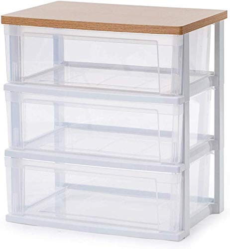 �A�C���X�I�[���} �`�F�X�g 3�i �ؓV�� ���C�h �t�����`�I�[�N/�N���A ��54.5×���s��39.1×����59.2�p NSW-543WT