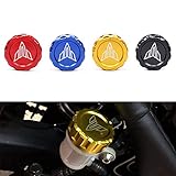 Langlebig: Die Abdeckung des hinteren Bremsbehälters besteht aus hochwertigem CNC-Aluminium, hat eine hervorragende Verschleißfestigkeit, Kratzfestigkeit, Schlagfestigkeit und Korrosionsbeständigkeit und ist sehr langlebig und praktisch.