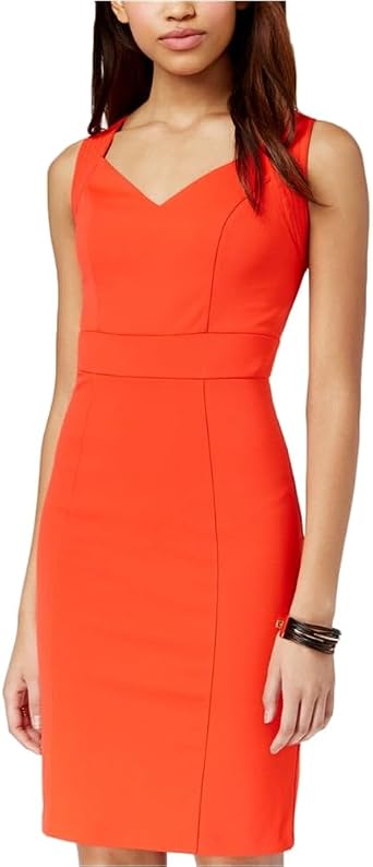 XOXO Womens Sweetheart Midi Sheath Dress