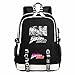 Produktbild Charous Anime Manga JoJo's Bizarre Adventure Black Oxford Cloth Multifunctional Backpack School Bag for JOJO Fan Cosplay, schwarz 1, One size