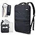 Produktbild ZINZ Laptop Tasche Hülle 15,6 Zoll, Ultraflache Erweiterbare 150% Laptop Rucksack für 13"-15,6" Notebooks mit USB-Anschluss, 180°Opening Wasserabweisend Backpack für Frauen & Männer, Schwarze Tarnung