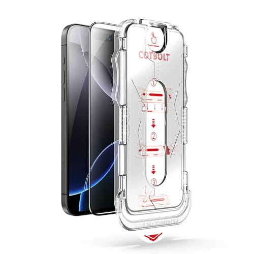 Image of Tempered Glass for iPhone 16 Pro Max Screen Protector [Military Grade Shatterproof & Longest Durable] Screen Protector iPhone 16 Pro Max Tempered Glass Full Coverage