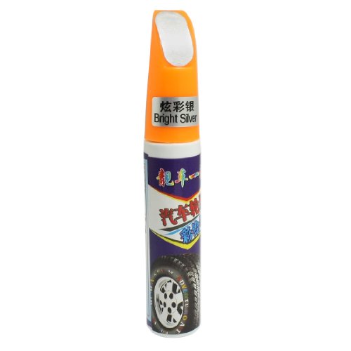 Ruilogod Bright Silver Tone Universal Auto Car Tire Marker Paint Pen 12ml