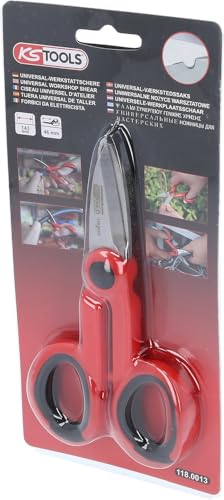 KS Tools 118.0013 Uniwersalne nożyce warsztatowe, 143mm