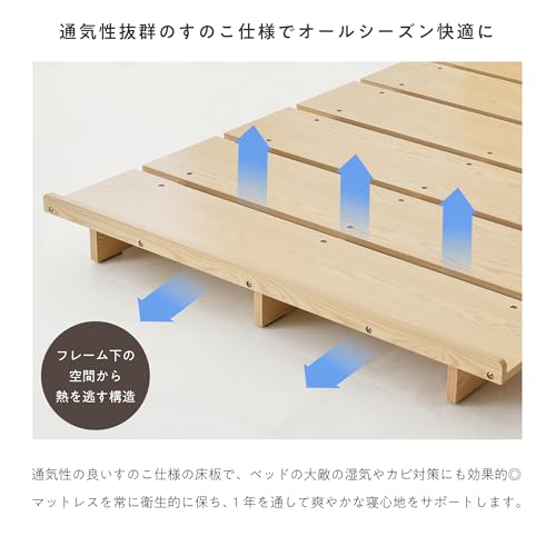 VENTOTA ベッドフレームEkuldo-l(エクルド-l) の商品画像 5
