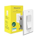 Smart Dimmer Switch, in-Wall WiFi Smart Light Switch Compatible with Alexa and Google Home, No Hub...