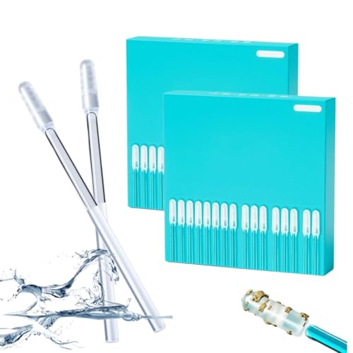 Aygrxgzu Sticky Ear Cleaners for Adults, 2026 Upgraded Sticky Ear Cleaning Stick, Gentle, Visible Ear Care, Reusable Soft, Portable Ear Pick for Kids and Adults with Dust Cover Packaging (2 Box)