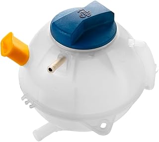Coolant Radiator Reservoir Tank Coolant Overflow Expansion Bottle with Cap and Sensor - Compatible for Volkswagen Beetle L4 121 2.0L (1984cc) 2006-2010 - Replace Part 1J0121403 ,1J0121403B