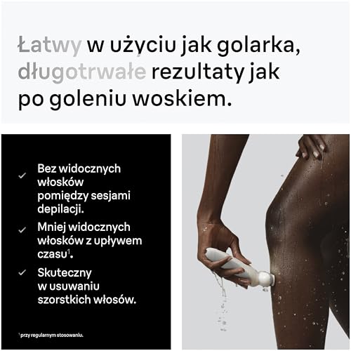 Braun Silk·épil 9, Depilator Z Ruchomą Głowicą Ułatwiającą Usuwanie Włosów, Depilacja Na Mokro i Sucho, Gładka Skóra Na Długo, 9-000, Srebrny