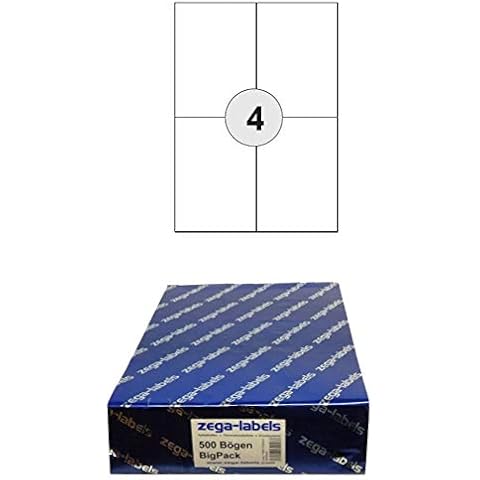 2.000 Etiketten 105 x 148 mm selbstklebend Cover