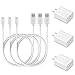 Uker® Certified [2 Pack] 10 Feet & [2 Pack] 3 Feet Lightning to USB Cable for iPhone, iPad and iPod