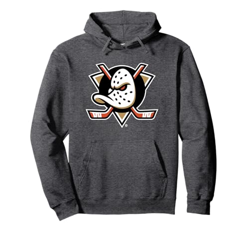 Anaheim Ducks Icon Dark Heather Officially Licensed Pullover Hoodie