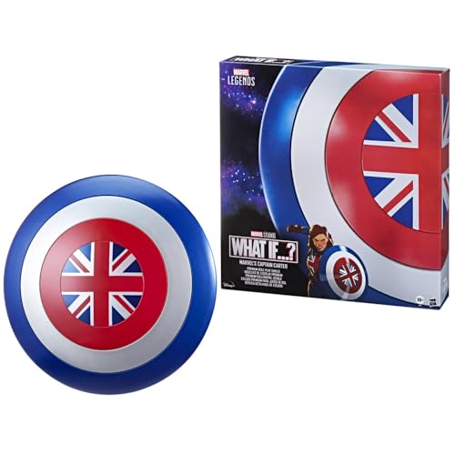 Marvel Legends - Escudo Premium para Juego de rol de la Capitana Carter - Artículo para Juego de rol de Adultos