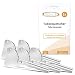 ECENCE 5x Exprimidor de tubos, prensatubos para pasta de dientes, tubos de pintura, cremas, limpiadores, mostaza, estrujador de tubos, exprimidor para baño y cocina, aleación de aluminio