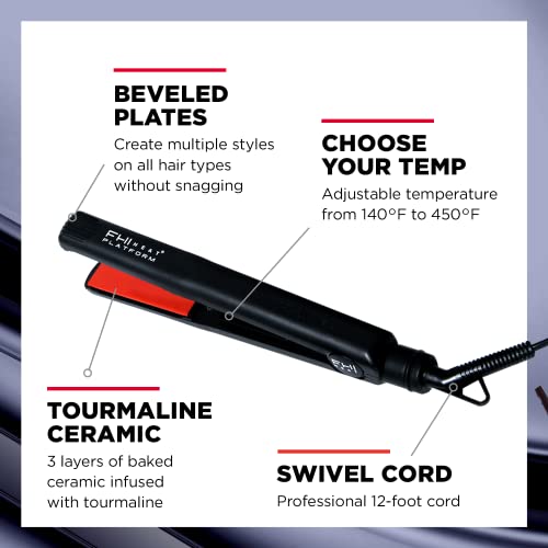 FHI Heat Platform Pro Styling Tourmaline Hair Straightener for All Hair Types