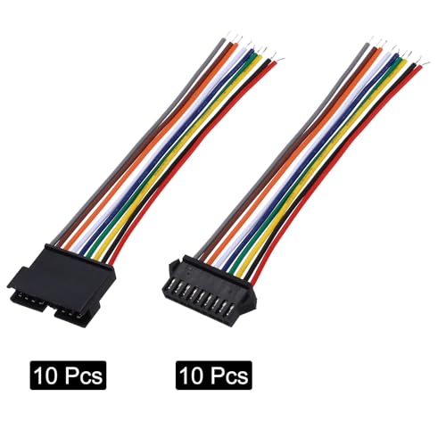 Cable de cinta macho a hembra 2,54 mm de 9 pines para electrónica y placas de prueba, 20cm 3