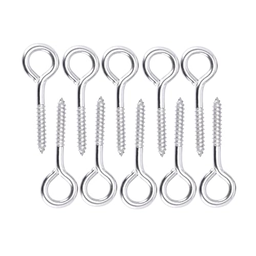 Bolt Dropper BOLT-000211 3/8 Inch X 2.5 Inch Stainless Lag Screw Eye Hooks cover