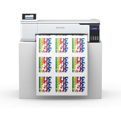 Epson Surecolor F570 Pro 24 Desktop Sublimation Printer, Includes Two Full Ink Sets, User Guide, Sublimation Paper, Free Remote Install SCF570PE (Printer & Blanks)