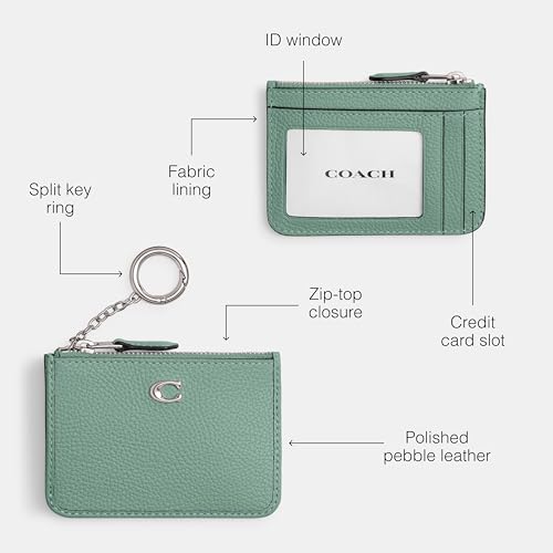 Coach Mini Id Skinny, Aquamarine - Thumbnail 3