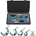 VEVOR Micromètre Extérieur 4PCS 0-4 po Micromètre Mécanique d'Extérieur Précision Échelle 0,0001 po Outil de Mesure du Diamètre Extérieur avec Étalons Clé Étui Palmer Outils de Machiniste de Précision