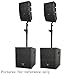 PRORECK Club 3000A 4X4 Passive Line Array Speaker System Sets Eight Tweeter and Eight mid-tweeters