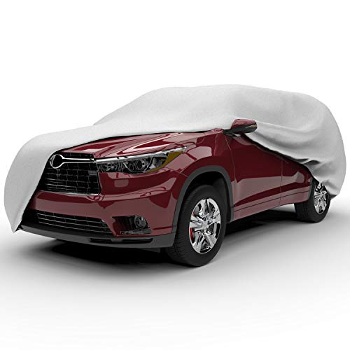 Budge StormBlock™ Plus SUV Cover, 100% Waterproof, Ultimate Outdoor Protection, Dustproof, UV Treated SUV Cover Fits SUVs up to 186", Gray, Size 1: Fits SUVs up to 186" (RNWCUF1) by Budge - Image 2