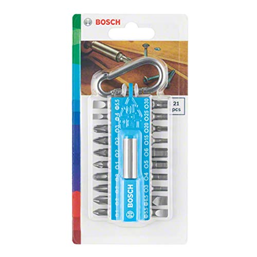 Bosch Assortiment d'embouts de vissage avec mousqueton 21 pièces 2607002822 - vue 3