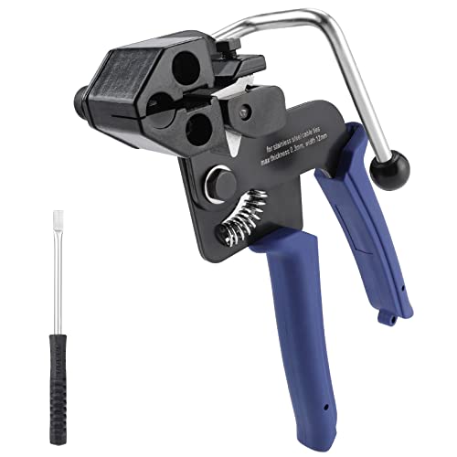 OFFO Metal Zip Ties Cutter for Stainless Steel Tie Wrap,Tensioning