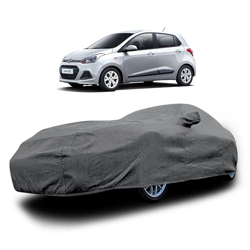 Image of Heavy-Duty Car Cover for Compatible with Hyundai i10 (2010 to 2025 All Models) Deluxe Car Protection Cover - Waterproof & UV-Resistant All-Season Exterior Protection