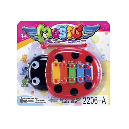 Xilofone Joaninha Pica Pau Brinquedos