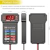 Zpana Car Battery Tester, BT172 12V Automotive Alternator Meter Diagnostic Tool with LED Indication & LCD Display, Accurate Digital Auto Battery Analyzer, Fit for Sedan Truck RV