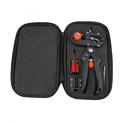 Jullyelegant Máquina Profesional de injerto Herramientas de jardín con 2 Cuchillas Herramientas de injerto de árbol Tijeras de podar Tijeras Tijeras Cortadora Pruner - Negro
