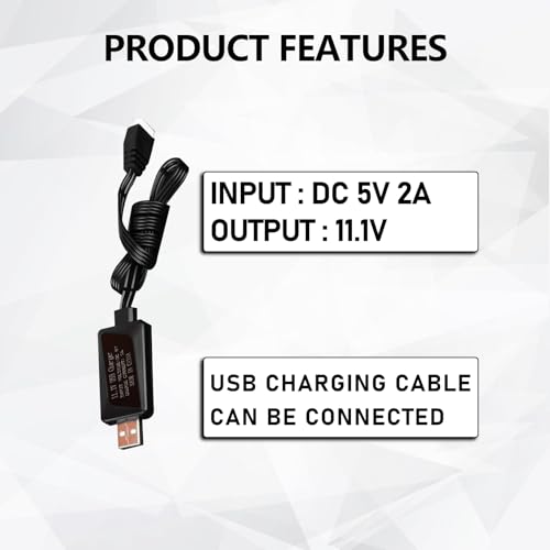 FEDCO 11.1V Lipo Battery 600mAh 3S Rechargeable Lithium Polymer Batteries with JST&PH2.0&MX2.0 Plug Connector for SCX24 FCX24 Upgrades and Most 1/18 1/24 RC Car Truck Truggy and RC Drone Airplane