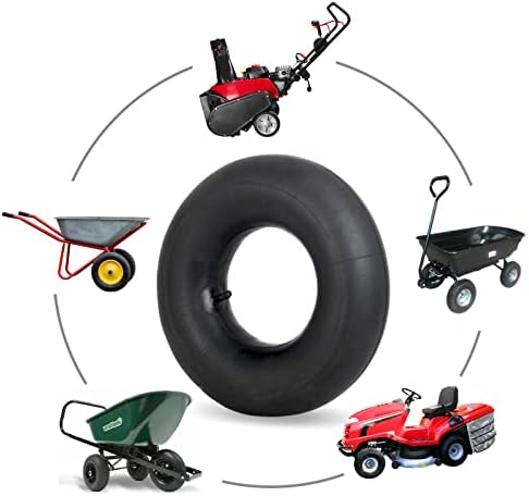 GICOOL 4.00-6 Inner Tubes(4.10/3.50-6), 2 Pack with TR-13 Valve Stem, Heavy Duty 13 Inch Tubes for Wheelbarrows Snow Blowers, Lawn Mowers, Tractors, Garden Wagons, Go Carts and More - 4