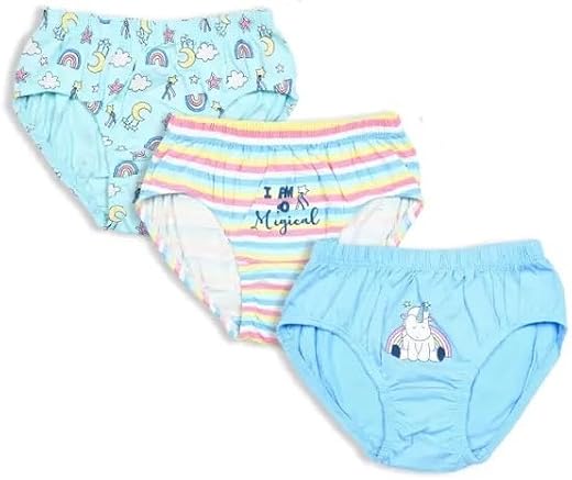CUCUMBER Panty for Baby Girls | Soft, Breathable Cotton Innerwear Underwear for Kids | Skin-Friendly, Lightweight Briefs f...