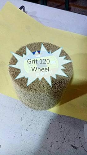 Set of 6 Pieces Non-woven Abrasive Flap Wheel P120 fits hardin metabo Roxx Tools Fein bluerock burnisher Hand Held burnishing machine aluminum oxide grinding plates stain remove metal polish