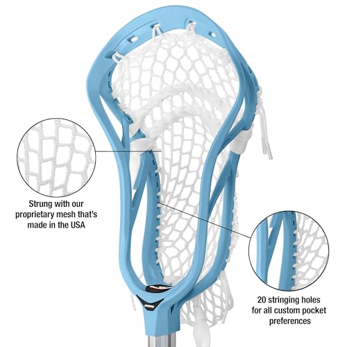 image for Silverfin Lacrosse Head, Strung Lacrosse Head, Unstrung Lacrosse Head,