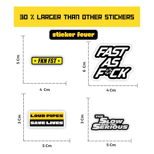 Image of Pack of 15 Cute Stickers for Laptops /Mobiles /Guitar /Journal etc. (Bike)