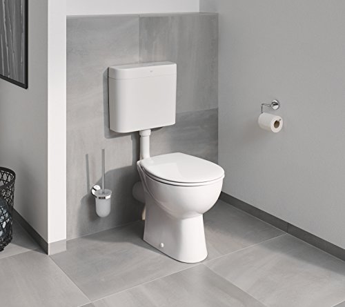 Grohe 40463001 Baucosmopolitan Toilet Brush Set, Starlight Chrome #TOP4
