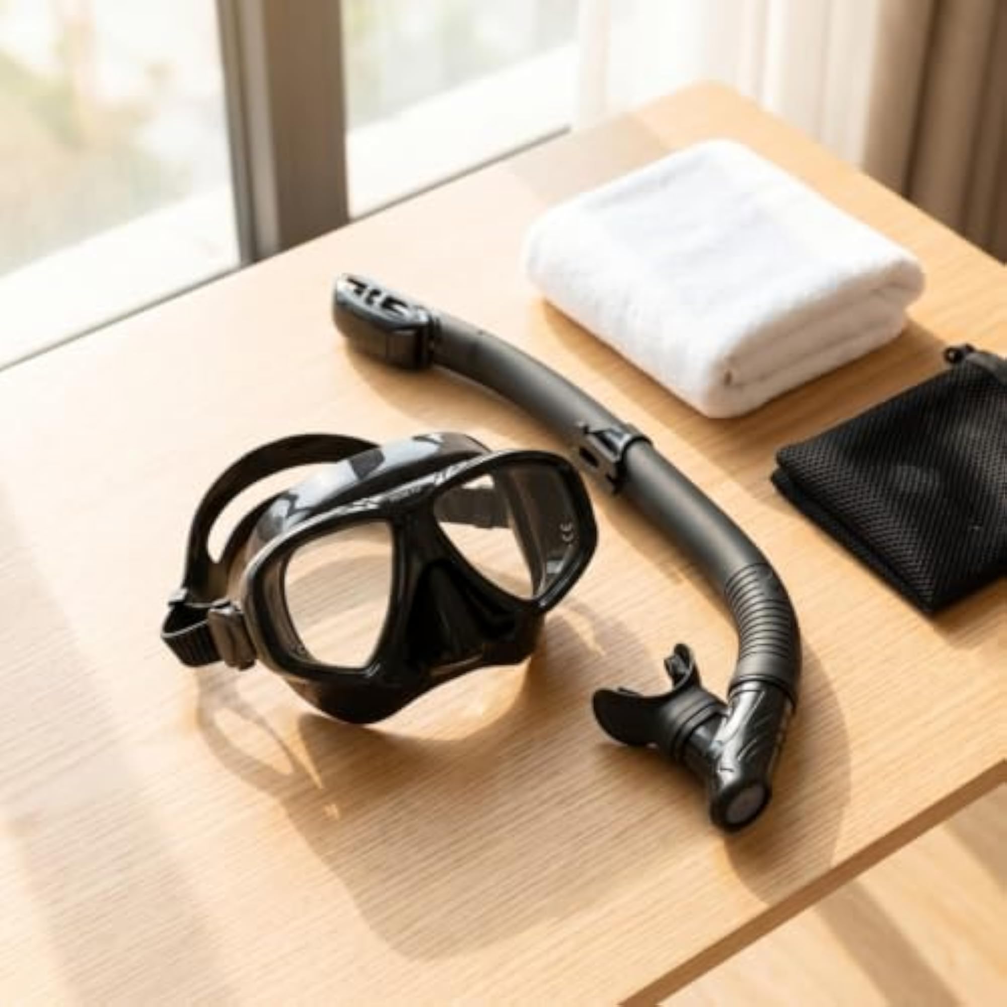Adjustable Dive Mask with Snorkel Set
