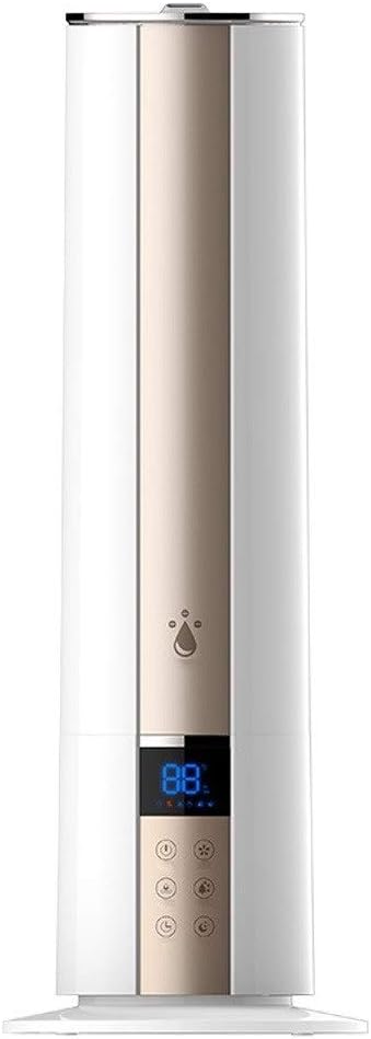 Floor-Mounted Water Humidifier Mute Large Capacity Home Bedroom 8L Office Aromatherapy Machine Air Purifier Pregnant Woman Baby Air Humidifier Easy to Clean (Black Touch)