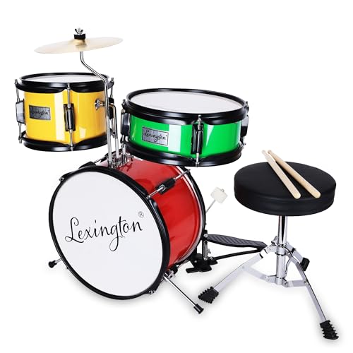 Kinder Schlagzeug Set für Anfänger, von 3-9 Jahren, 14' 3 PC Junior Drum...