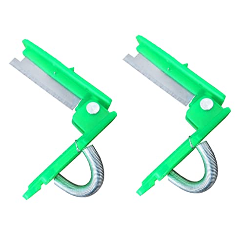 DECOMELODY 2Pcs Fruit Tip Cutters Compact Bud Removers and Vegetable Shears Durable Non Rusting Thumbs Tools for Easy Harvesting and Pruning